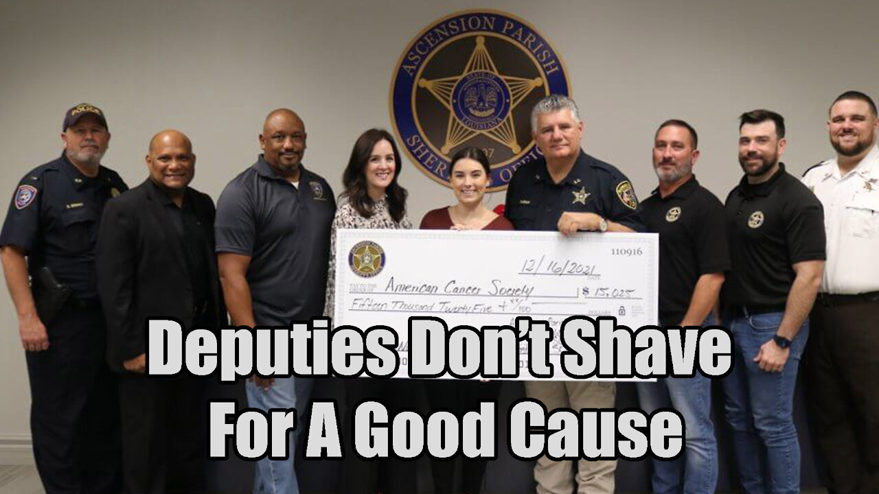 Louisiana Sherriff's 📛Department Extend Their No Shave🧔 Charitable Campaign