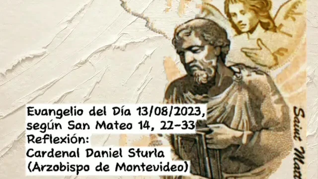 Evangelio del Día 13/08/2023, según San Mateo 14, 22-33 - Cardenal Daniel Sturla