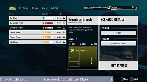 Zunthras Plays Train Sim World 3 GreenBriar Branch P1