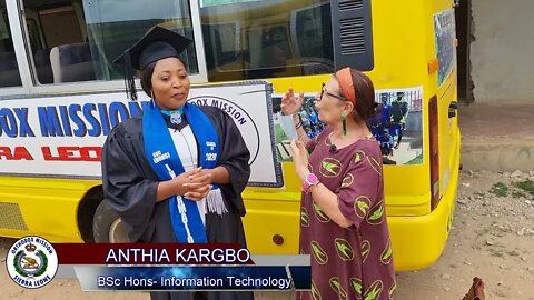 2021 - Anthia Kargbo - 3rd Scholarship Graduate