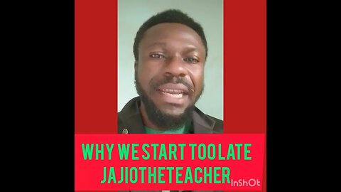 Why we start too late |never start or started and never finish | Jajiotheteacher