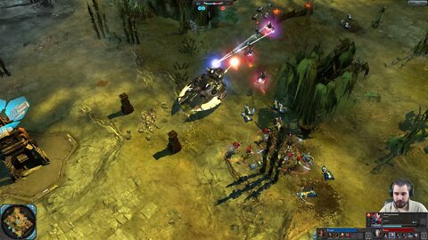 Zevagel (Chaos Lord) vs Kickin (Warlock) || Dawn of War 2