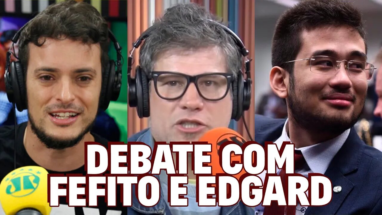 Kim debate com Fefito e Edgard Piccoli
