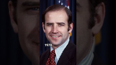 Watch how #Biden has aged from 1974 to 2022