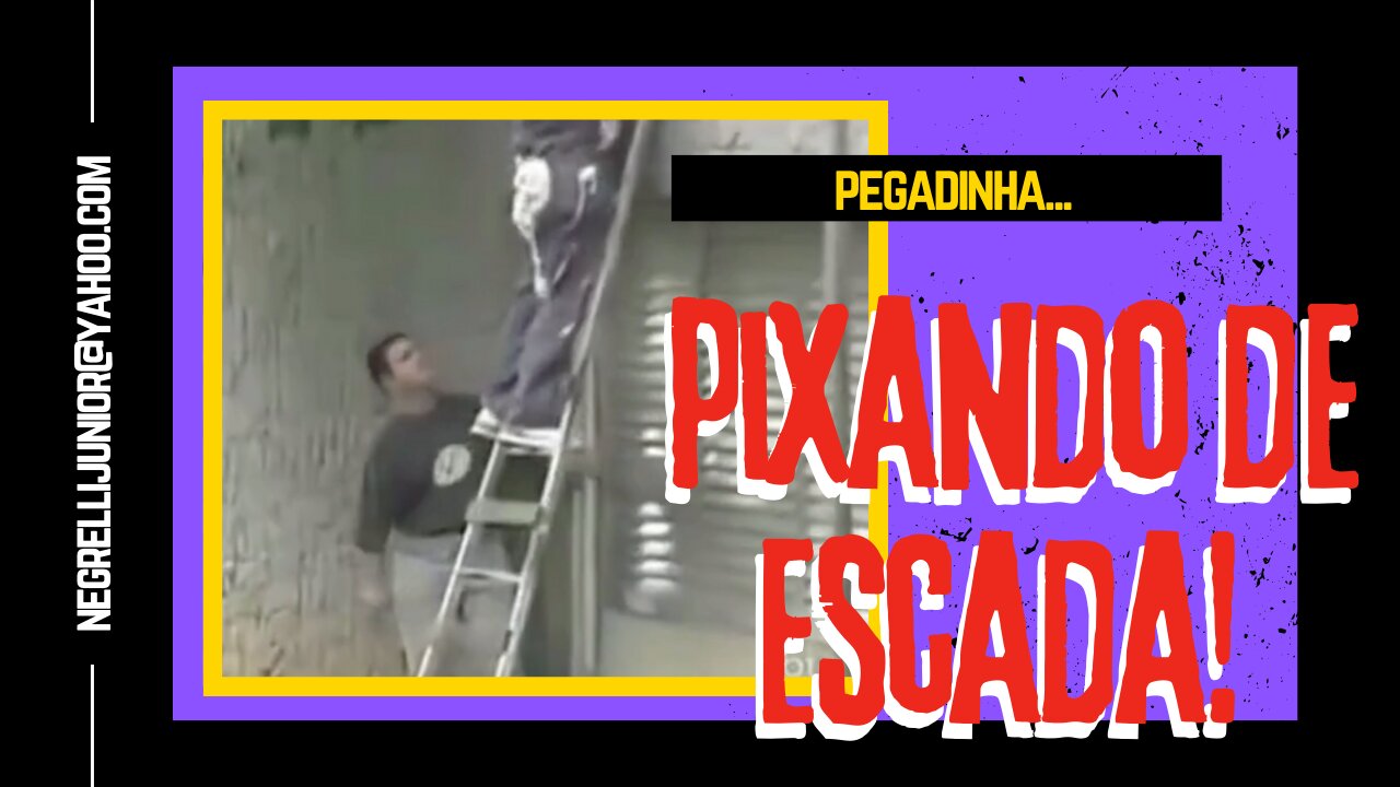 Pixando de dia escada anos 90 Programa do Silvio Santos
