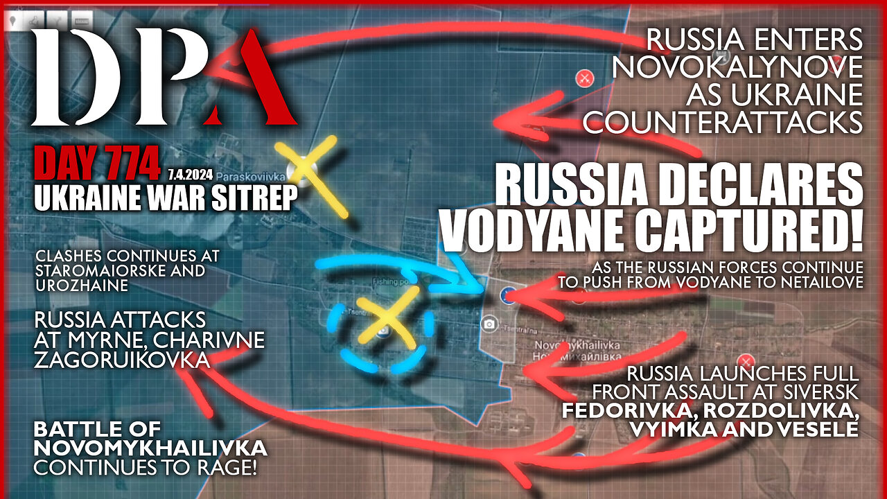 [ SITREP ] Heavy COUNTERATTACK at Avdiivka; new push SOUTH OF SIVERSK