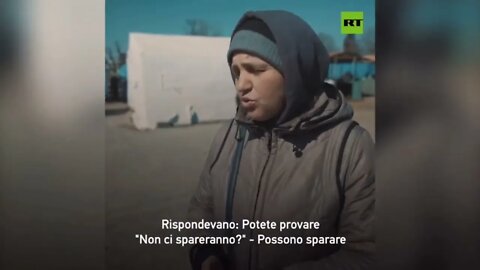 #25aprile2022 Una residente di #Mariupol parla della situazione in città.