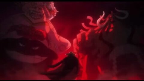 Luffy ignores Kaido and then knocks him down without touching him