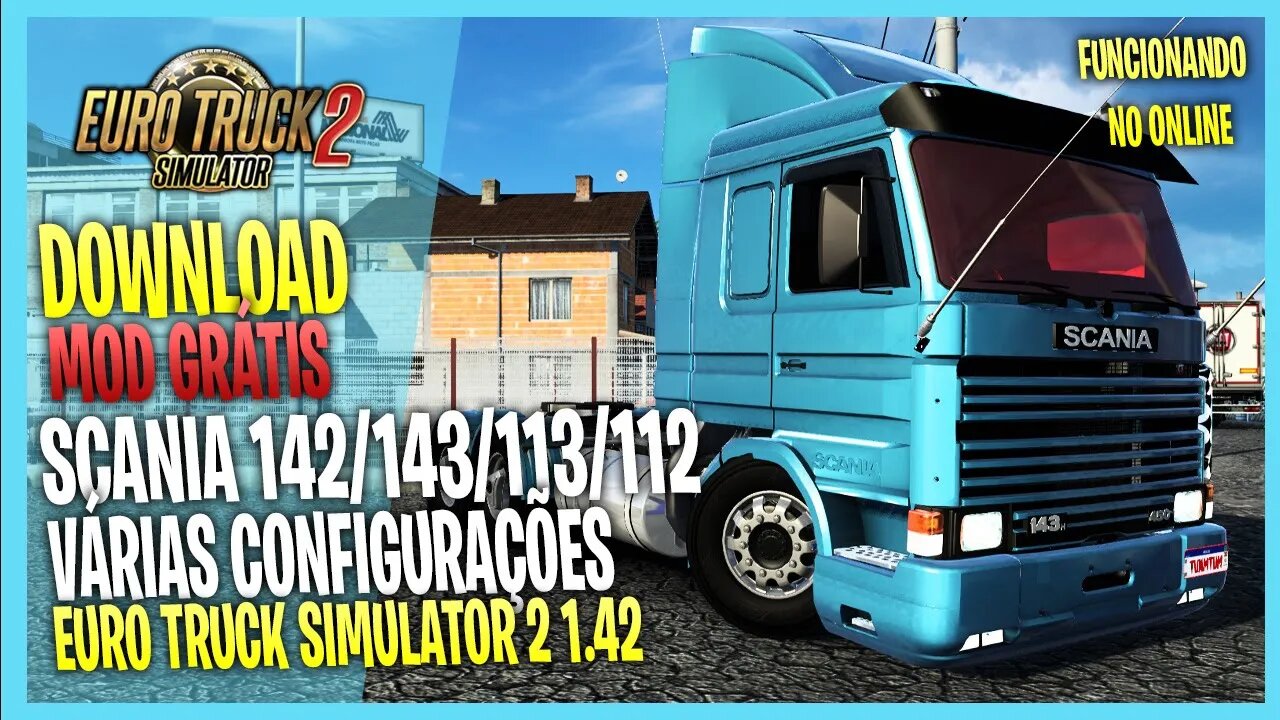 MOD SCANIA 113 112 142 143 EURO TRUCK SIMULATOR 2 1.42 / 1.43