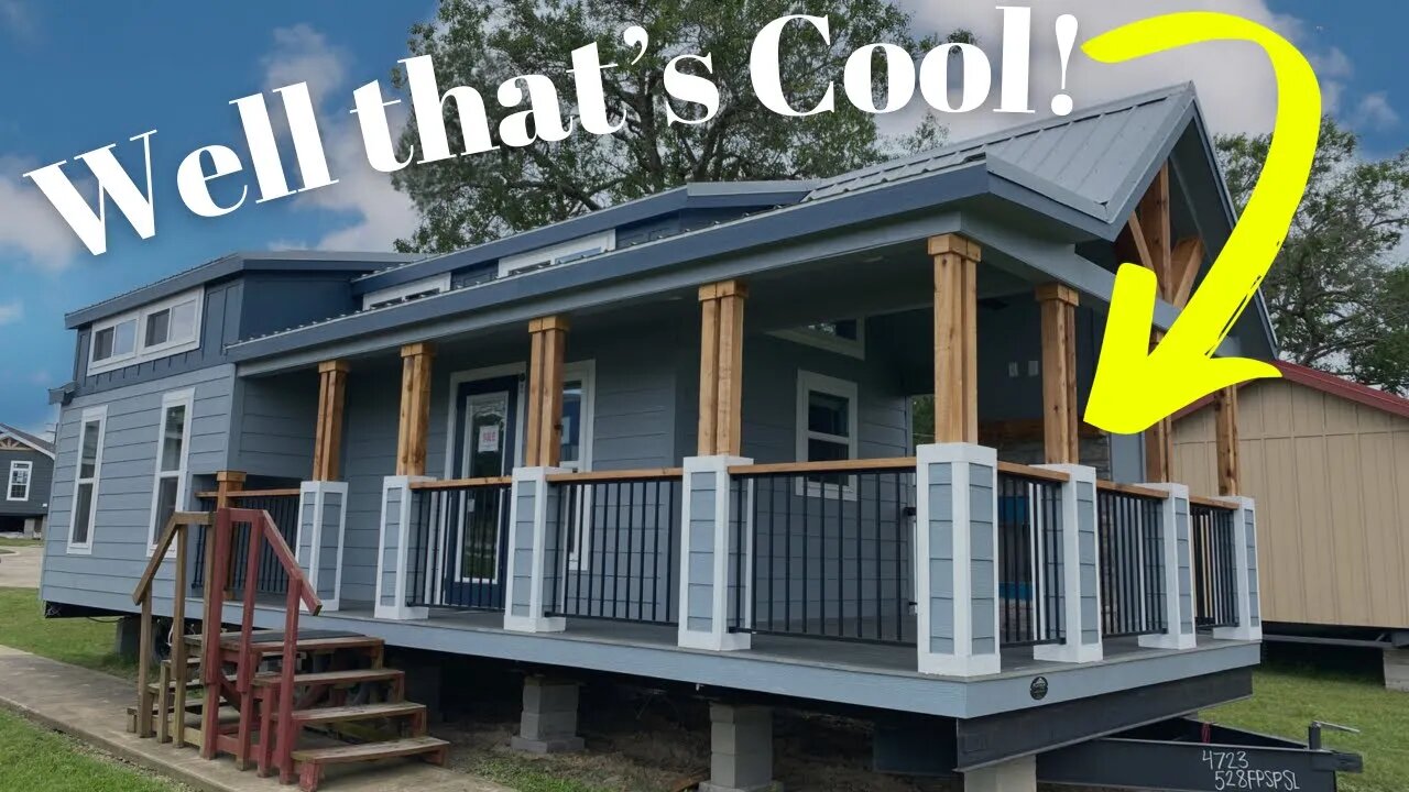 I haven't seen this in any Modular Home! | Super Cool Tiny Home Tour