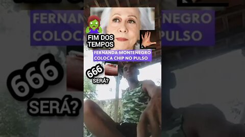 Fernanda Montenegro botou O CHIP👹🔥666? As propagandas do ITAÚ foram pra isso? SE NÃO GOSTOU SE DANE🤨