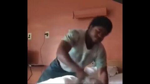 Retirement home worker beats on an elderly man, so evil…