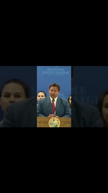 Disney Will NOT Control Its Own Government in the State of Florida - Ron DeSantis