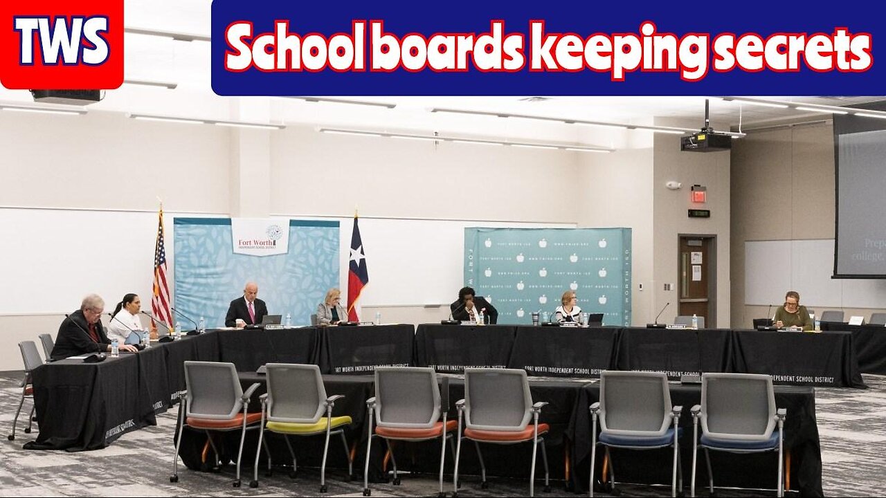 Video Of A School Board Meeting Shows That They Want To Keep Secrets From You