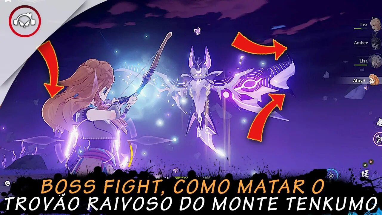 Genshin Impact,, Boss Fight, como matar o trovão raivoso do monte Tenkumo | Super Dica PT-BR