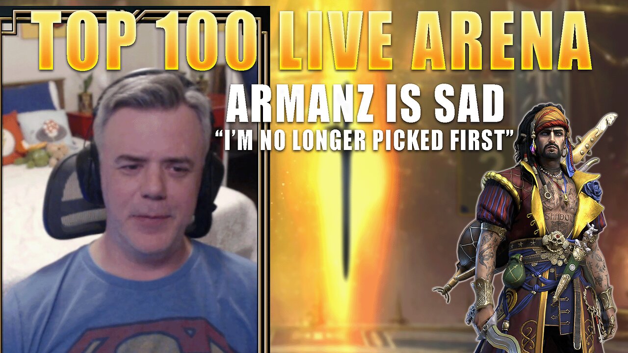 Top 100 Live Arena - Armanz Is Sad "Not Picked First" || Raid: Shadow Legends