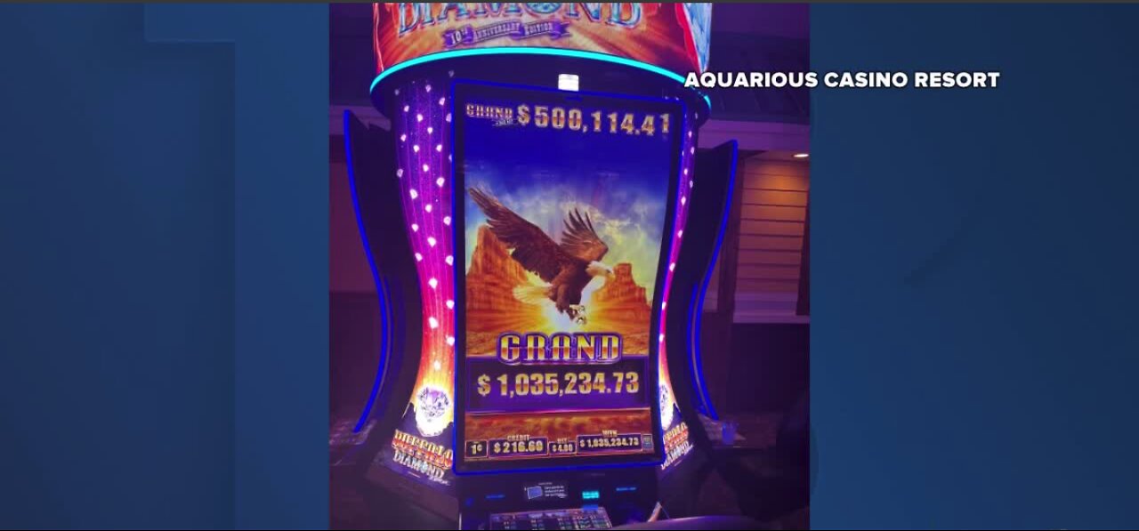 JACKPOT: Visitor becomes millionaire after jackpot at Aquarius Casino Resort