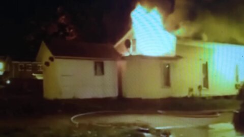 Canal Fulton Pink House Fire Footage