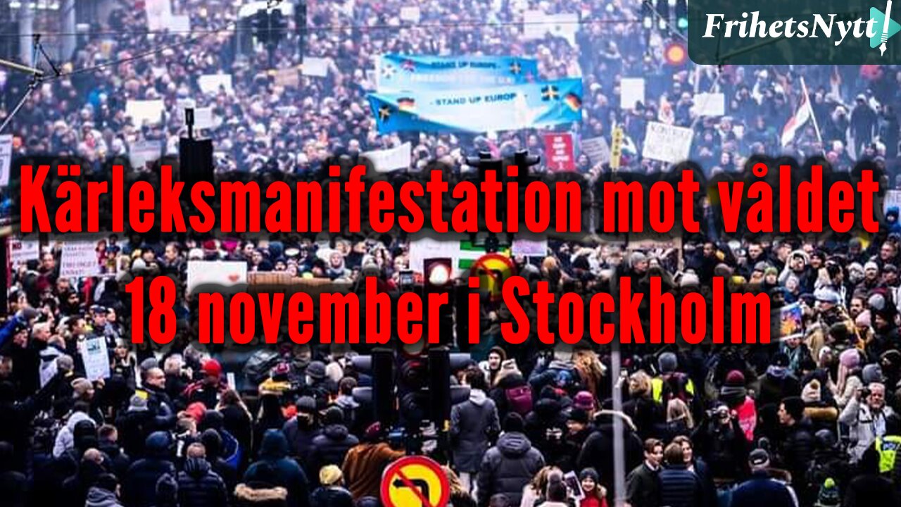 Sveriges största manifestation mot våldet - därför måste du komma!