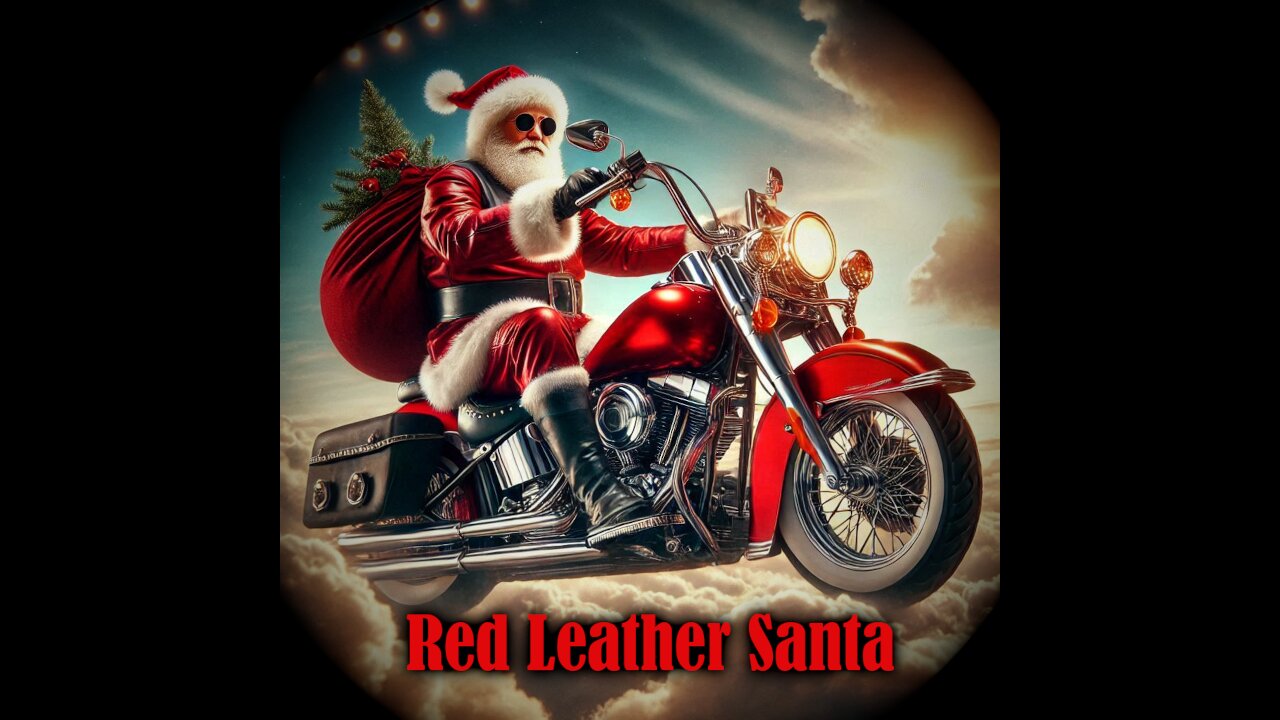 Red Leather Santa