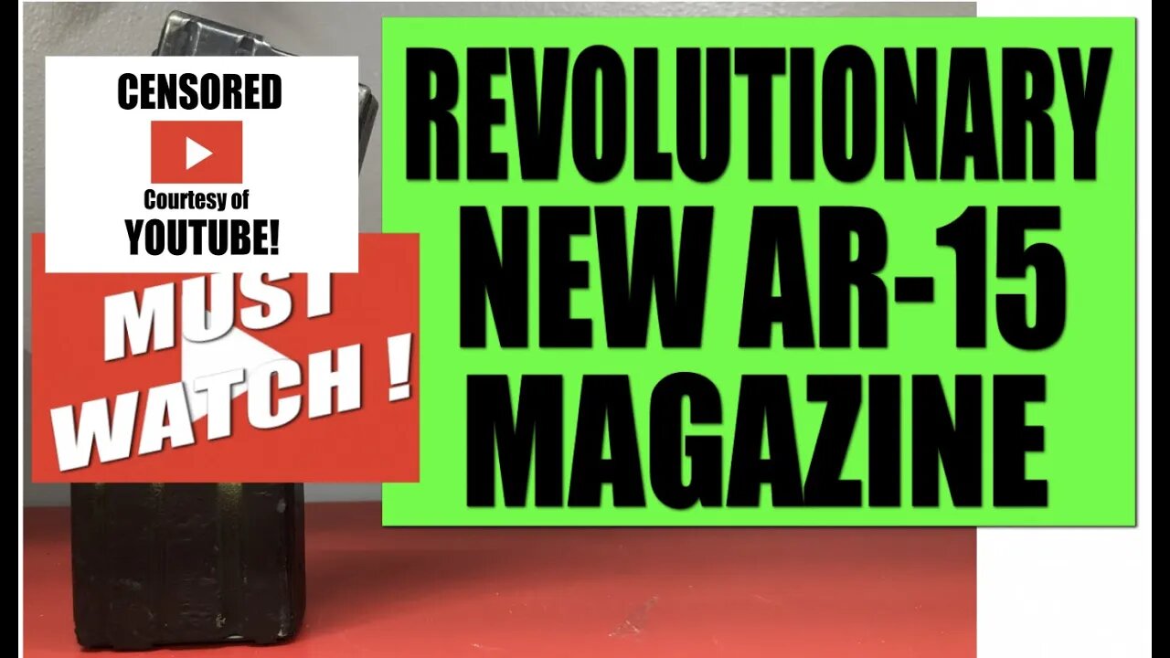 NEXT Level REVOLUTIONARY AR15 Magazine - MUST WATCH - This MAG will SAVE LIVES!