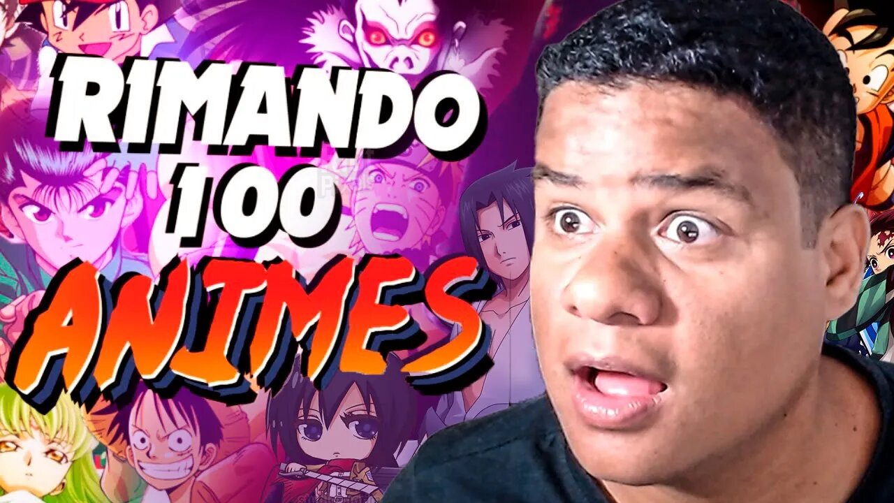 ELE DETONOU NESSE | RIMANDO 100 PERSONAGENS de ANIMES| React Anime Pro