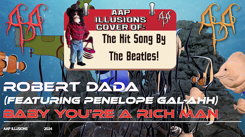 "Baby You're A Rich Man" - A music video cover of The Beatles hit by Robert Dada & Penelope Gal-Ahh