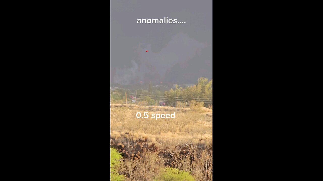 Strange anomalies captured on the 8th of August 2023 during the first day of the Lahaina fire