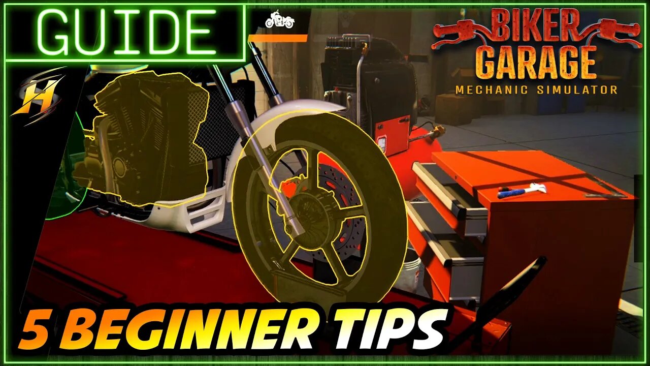 5 Beginner Tips | Biker Garage Mechanic Simulator