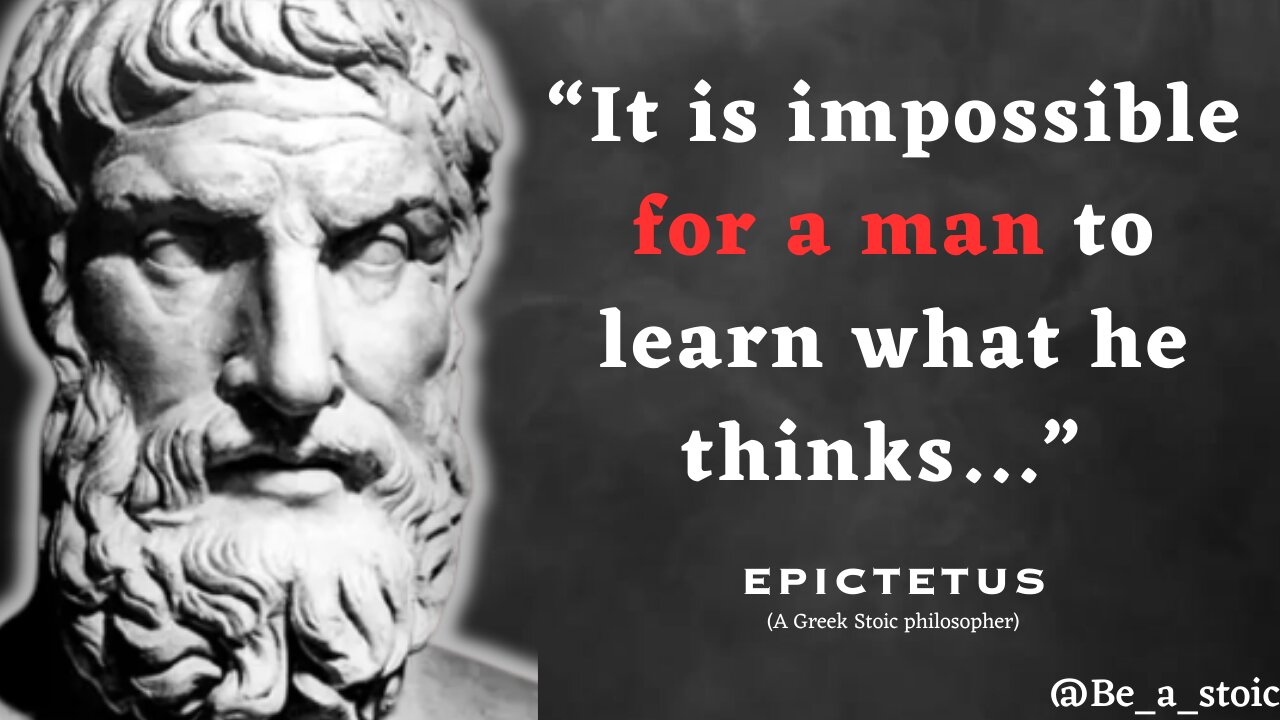 Unlocking the Hidden Wisdom of Epictetus: Life-Changing Quotes You Need to Hear! Be a stoic