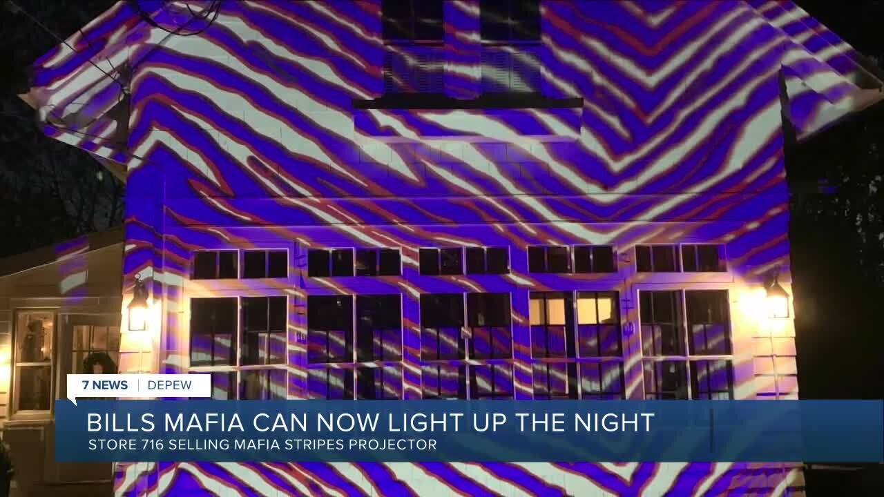 Bills Mafia can light up the night with new projector from Store 716