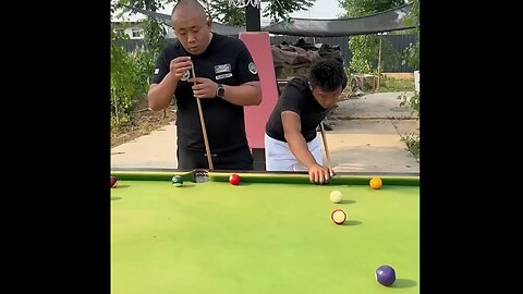 Funny video billiards million views #shorts