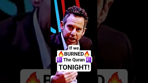 RELIGIOUS BOOK BURNINGS 😳🔥#bible #quran #samharris #jordanpeterson #religion #atheism #atheist #god