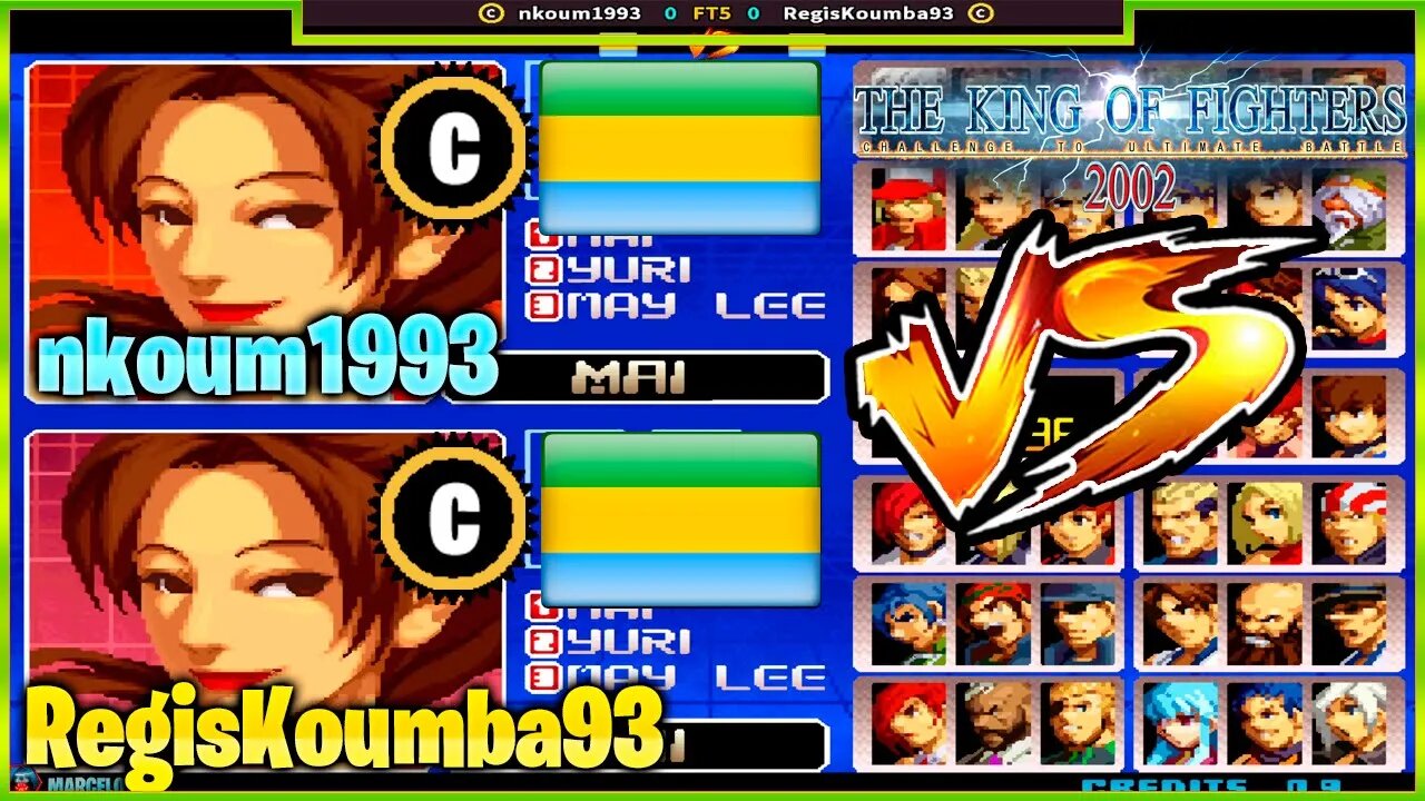 The King of Fighters 2002 (nkoum1993 Vs. RegisKoumba93) [Gabon Vs. Gabon]