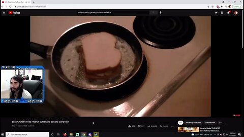 MoistCr1tikal Reacts To Elvis Crunchy Fried Peanut Butter And Banana Sandwich
