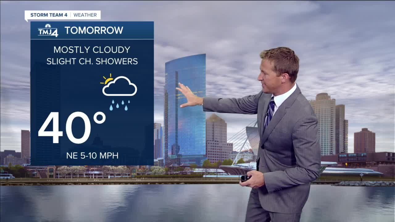 SE WI Weather: Light rain or snow showers possible Tuesday