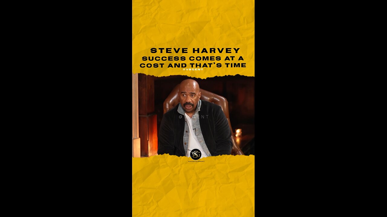 #steveharvey Success comes a cost and that’s time. 🎥 @clubshayshay