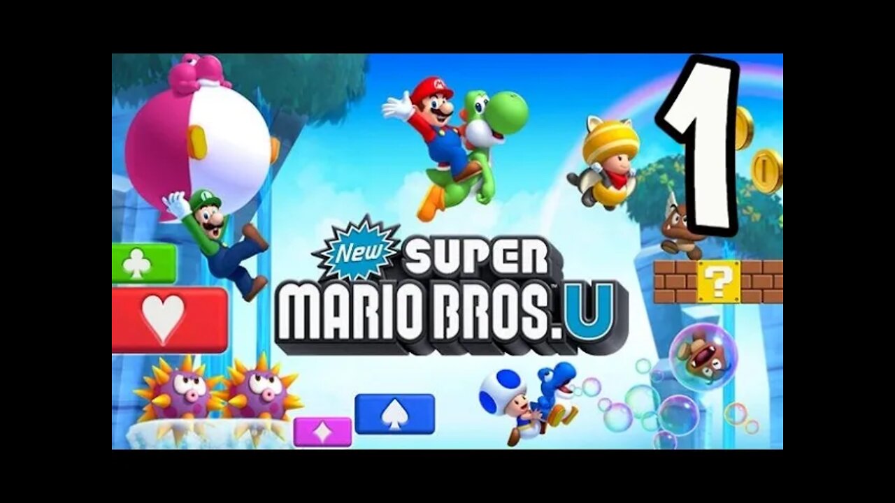 New Super Mario Bros U - Part 1 - I Forgot that Mario Could Be This Fun!