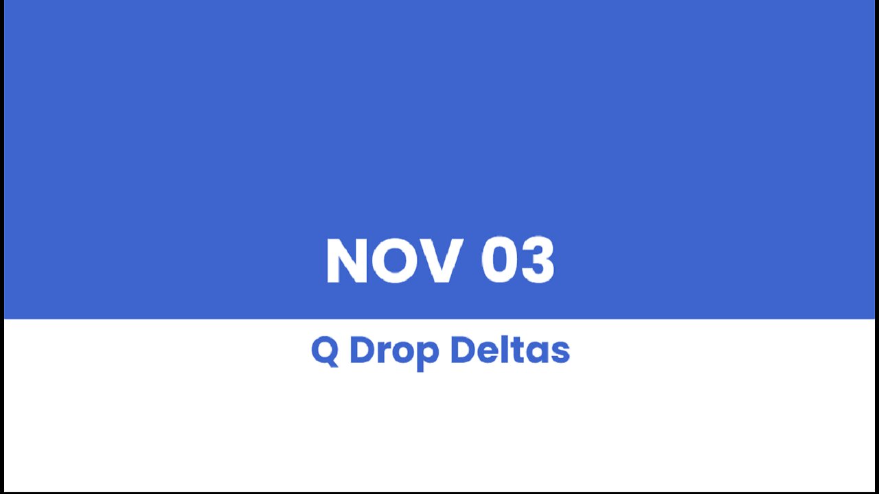 Q DROP DELTAS NOV 03