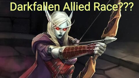 Darkfallen Next Allied Race? ENCRYPTED 9.2.5 Data