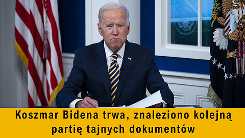 Koszmar Bidena trwa, znaleziono kolejną partię tajnych dokumentów