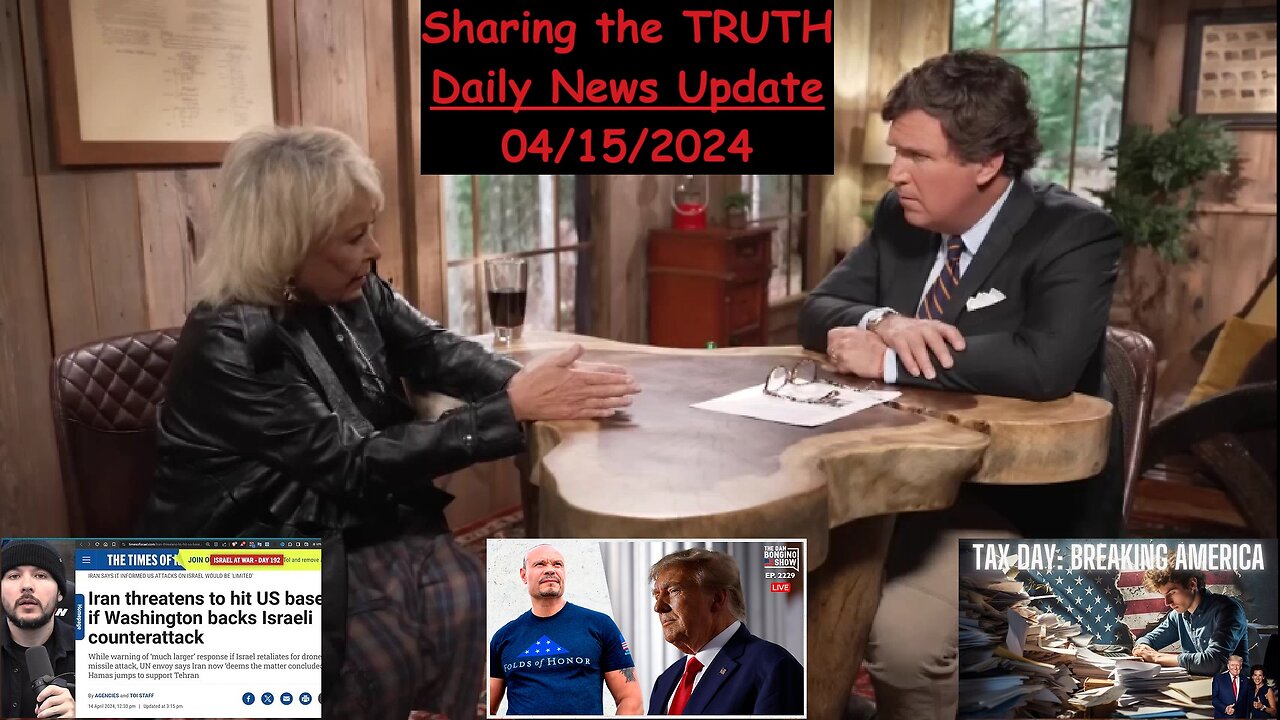 Tucker Carlson & Roseanne Barr, Timcast: World War 3, Wendy Bell Radio, Dan Bongino: FBI Spying | EP1169