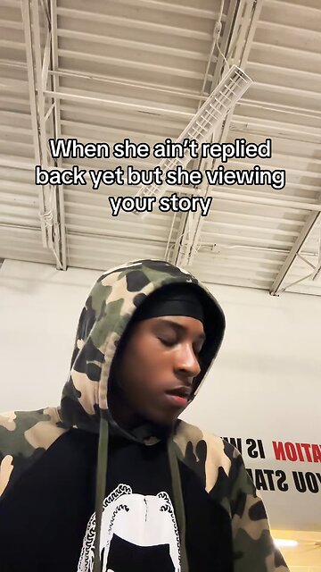 When she ignores you but is on your social media watching you