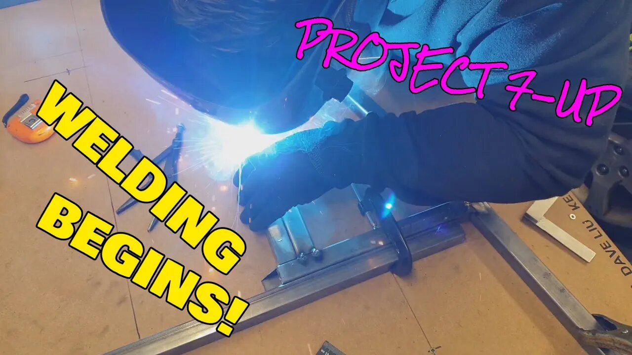 Locost 7 Kit Car FULL BUILD!! - Episode 4 - WELD-A-BASE!!