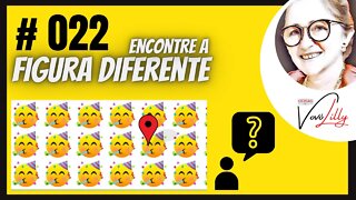 ENCONTRE A FIGURA DIFERENTE | # 022| FIND THE DIFFERENT FIGURE