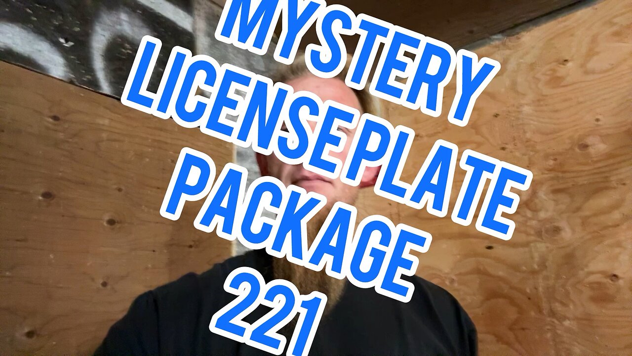 Mystery license plate package 221