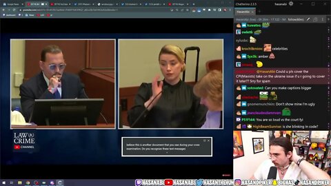 Hasan Reacts To Johnny Depp vs Amber Heard Day 8