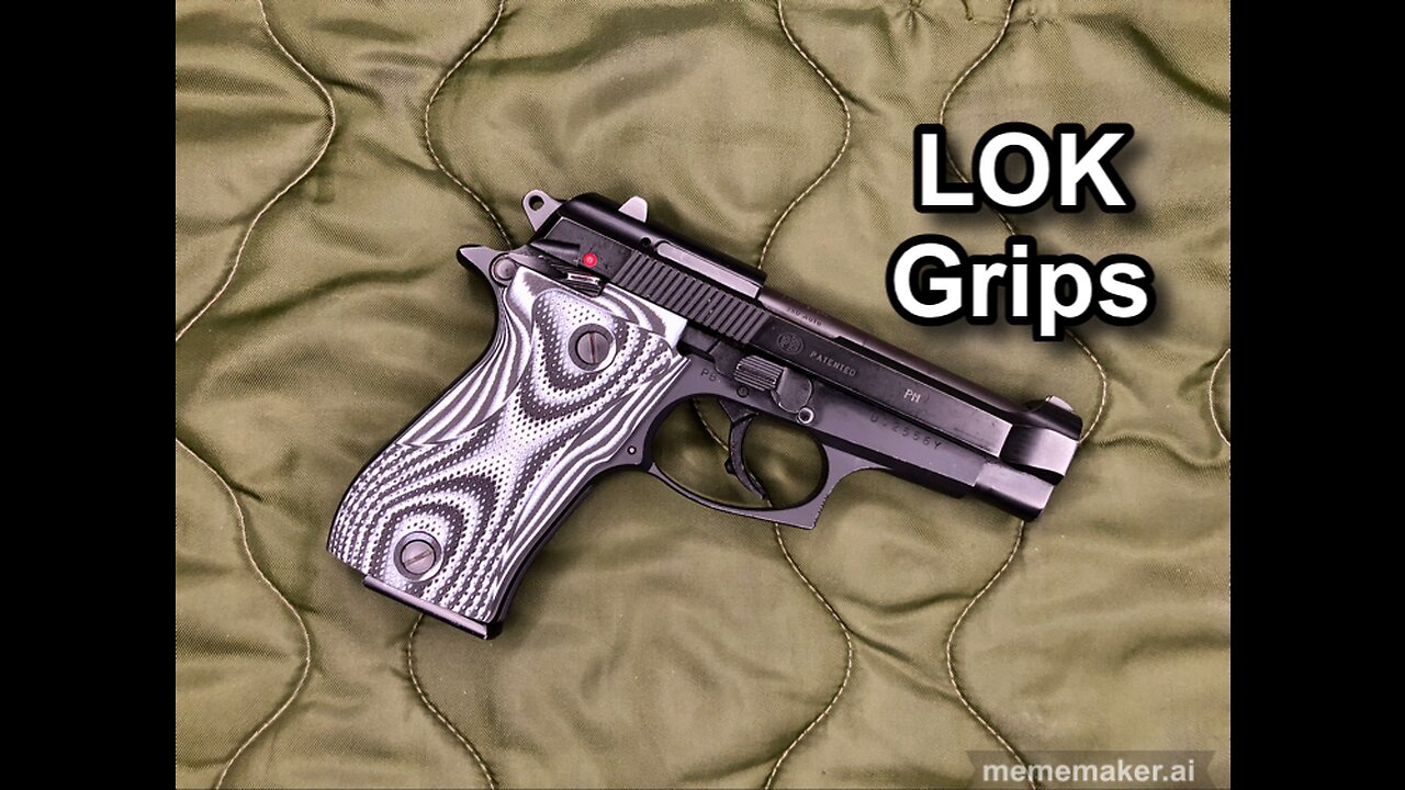 LOK Grips, Beretta 85F Thin Checkered Review