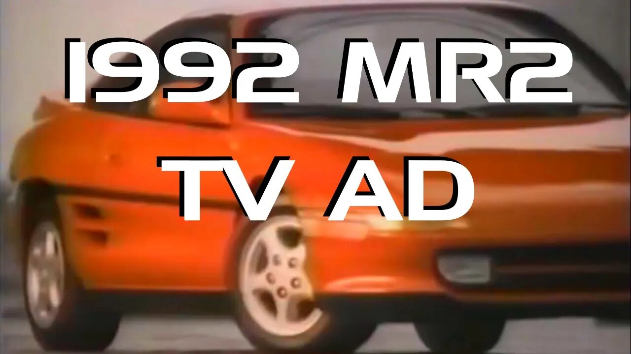 1992 MR2 SW20 TV Ad