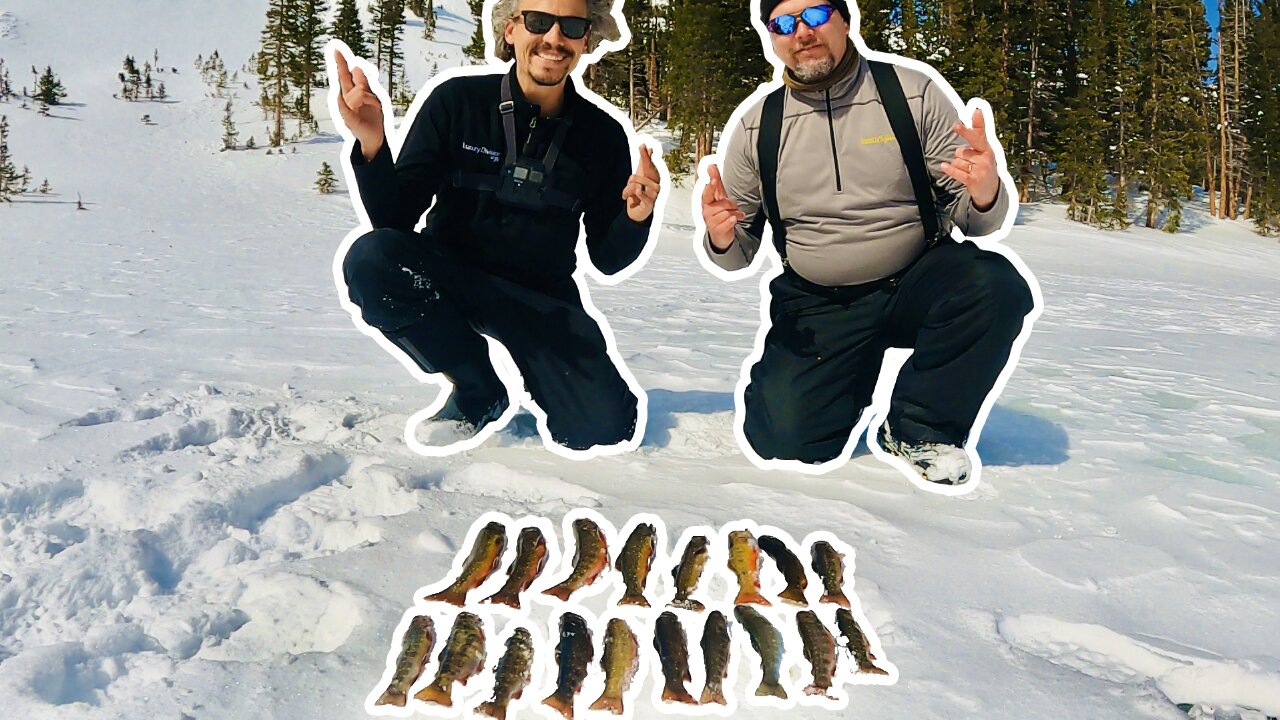 Ice Fishing the Crater Lakes of Colorado's Indian Peaks Wilderness